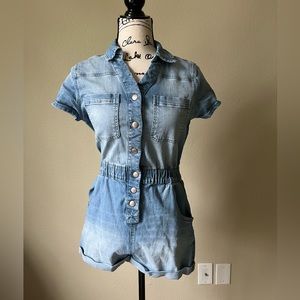 Denim Romper